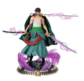 Figurine Roronoa Zoro – Bandai – 21 cm – Version Remasterisée – 1/60