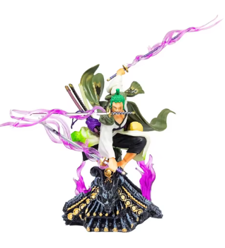 Figurine Roronoa Zoro – Version Remasterisée – Bandai – 22 cm – Échelle 1/60