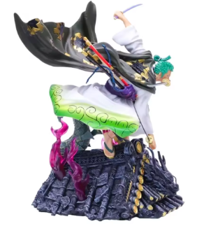 Figurine Roronoa Zoro – Version Remasterisée – Bandai – 22 cm – Échelle 1/60